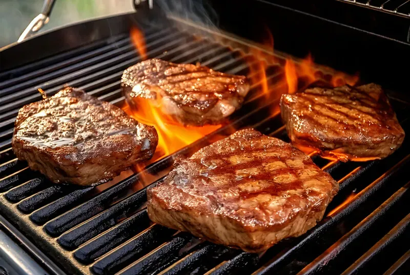 Chilli, Lime & Lemongrass Steaks with Aunty Kelly's Rice Salad