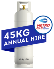 ANNUAL HIRE 1 X 45KG CYLINDER